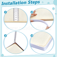 Selbstklebende flexible Formteile aus TPE&nbsp;DIY-WH0759-34B-02