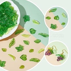 240шт 6 стиля прозрачные акриловые подвески&nbsp;TACR-GA0001-11