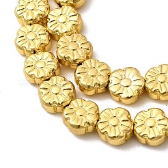 Стеклянные бусины с гальваническим покрытием &nbsp;EGLA-F166-10