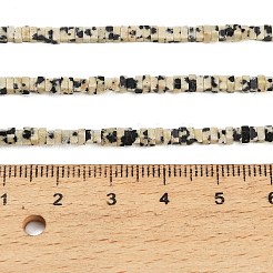Natur Dalmatiner Jaspis Perlen Stränge&nbsp;GG-CBA2498-C09-01