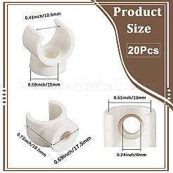 Soporte de plástico con gancho en forma de U&nbsp;FIND-WH20001-82
