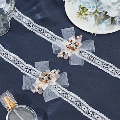 2 corsage de poignet en tissu&nbsp;AJEW-CY0002-03