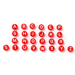 Прозрачные красные акриловые бусины&nbsp;TACR-YW0001-08L