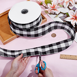 Полиэстеровая тартановая проволочная лента&nbsp;OCOR-WH0077-087A