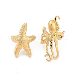 Серьги-манжеты из нержавеющей стали 304&nbsp;LS-EJEW-D306-03G