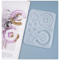 Accessori per orecchini pendenti fai da te stampi in silicone&nbsp;X-DIY-D049-13