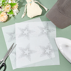 Glas Hotfix Kristall Strass&nbsp;DIY-WH0349-327E-01
