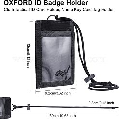 Тактическая обложка для удостоверения личности из ткани Оксфорд&nbsp;FIND-WH0105-56C