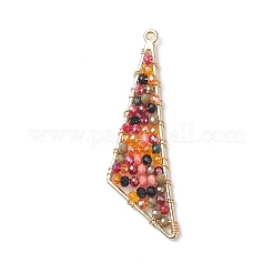 Pendentifs de perles de verre électrolytique&nbsp;PALLOY-JF02062