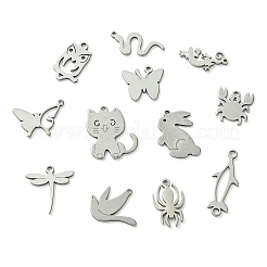 30 шт. 15 стиля подвески из нержавеющей стали 201&nbsp;STAS-CJ0003-18