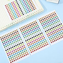 1760шт. самоклеящиеся декоративные наклейки из лазерной пленки&nbsp;STIC-WH20010-01