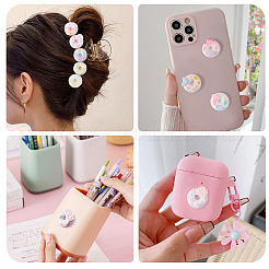 20 Stück undurchsichtige Harz-Decoden-Cabochons&nbsp;RESI-TADJ0001-20