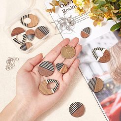 Kits de fabricación de pendientes colgantes de diy&nbsp;RESI-OC0001-28