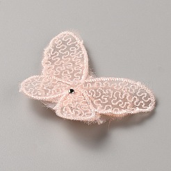 Polyester-Schmetterlings-Spitzenapplikationen&nbsp;DIY-WH0430-678D