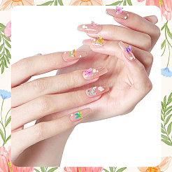 100 шт. светящиеся смоляные декодированные кабошоны&nbsp;MRMJ-SP0001-30