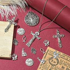 100шт 10 стиля подвески из сплава в тибетском стиле&nbsp;TIBEP-CJ0003-52