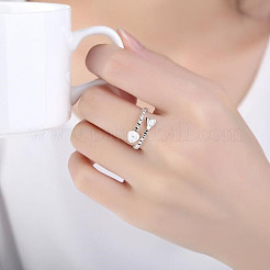 Offene Manschettenringe aus Messing für Damen&nbsp;WG87655-01