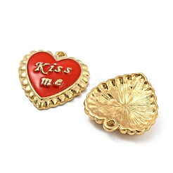 Подвески из экологически чистого сплава с эмалью&nbsp;ENAM-M061-01G