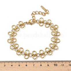 Браслеты-бабочки из нержавеющей стали 304 для женщин&nbsp;BJEW-B162-01G