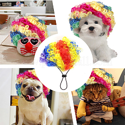 Нейлоновый парик для косплея для собак AJEW-WH0020-43