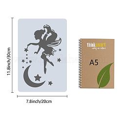 Modelli di stencil per pittura da disegno in plastica per animali domestici&nbsp;DIY-WH0284-003