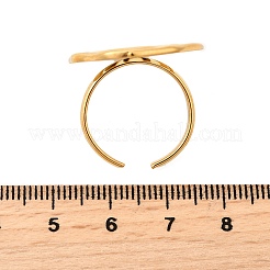 Кольца-манжеты из нержавеющей стали 304 для женщин&nbsp;RJEW-V014-10G