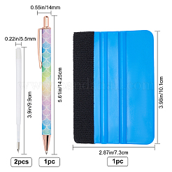 Розетка для ручки из искусственной кожи&nbsp;AJEW-GF0002-44B