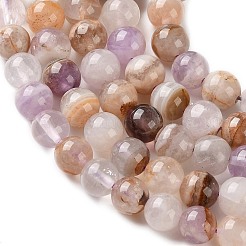 Brins de perles d'agate dentelle améthyste naturelle&nbsp;GG-CBABD99-04-6mm