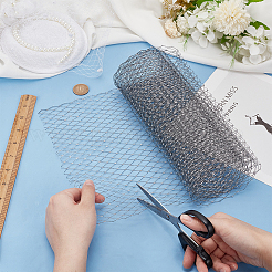 Nylon-Mesh-Spitzenstoff&nbsp;DIY-WH0530-83A