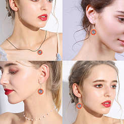 Kits de fabrication de boucles d'oreilles bricolage&nbsp;DIY-SC0010-92