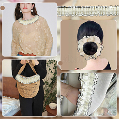 5 ярд полиэстеровой цветочной кружевной ленты для отделки&nbsp;OCOR-FG0003-13