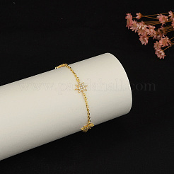 Элегантные латунные браслеты со звеньями-капельками&nbsp;DG0547-1