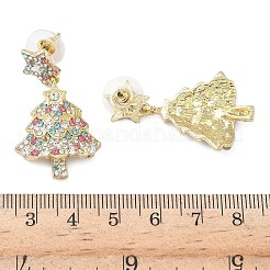 Сплав болтающиеся серьги стержня&nbsp;LS-EJEW-H173-02G-02