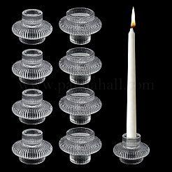 8 bougeoir en verre&nbsp;AJEW-GL0003-37