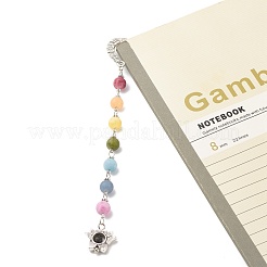 Tibetischen Stil Legierung Bookmarks&nbsp;AJEW-JK00182-01