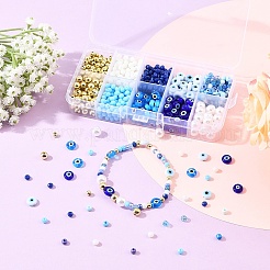 DIY-Set zur Herstellung von Armbändern mit bösem Blick&nbsp;DIY-YW0017-57