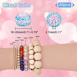 Бусины со стразами из смолы&nbsp;RESI-PH0001-81B