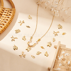 36шт 6 стиля латунные подвески&nbsp;KK-BC0010-07