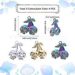 12 colgante de acero inoxidable 304 con revestimiento iónico (IP) de 3 colores&nbsp;STAS-SZ0002-93