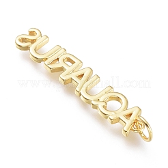 Pendentifs en laiton&nbsp;ZIRC-I048-15G-04