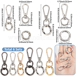 Kits de accesorios para cierres de llavero DIY&nbsp;DIY-SP0003-46