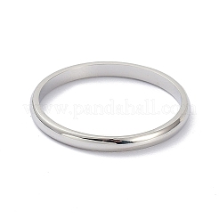 Anello da dito liscio a cupola lucidato da 2 mm anti-ossidazione per ragazze e donne&nbsp;LS-RJEW-C012-05D-P