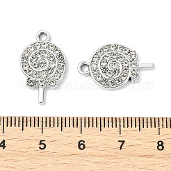 Legierung Kristall Strass Anhänger&nbsp;ALRI-T012-06P