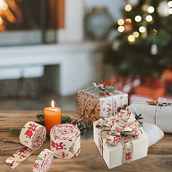 3 ruban en polyester à 3 styles sur le thème de Noël&nbsp;OCOR-BC0005-41B