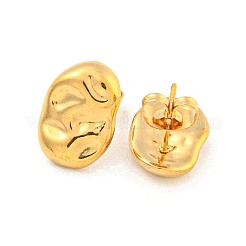 Ovale Ohrstecker aus 304 Edelstahl&nbsp;EJEW-L290-003G