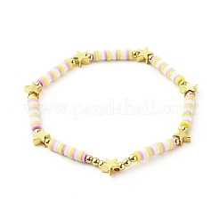 Ensembles de bracelets extensibles en perles d'argile polymère faites à la main&nbsp;BJEW-JB06353-03