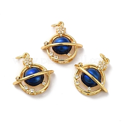 Покрытие стойки латунь микропаве прозрачные подвески из кубического циркония&nbsp;X-KK-D074-33G