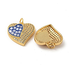 Латунные микро проложить кубического циркония подвески&nbsp;KK-K356-23G