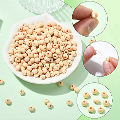 Натуральные незаконченные деревянные бусины&nbsp;WOOD-SP0001-62A