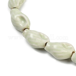 Handgemachte Porzellanperlen der Ozean-Serie&nbsp;PORC-R002-04A-08